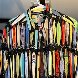 Awesome Surfboard Print Shirt - Kahala Collection By John Severson